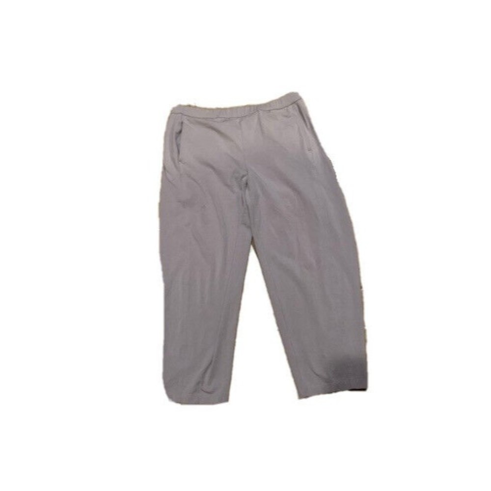 Eileen Fisher Misty Lilac Purple  Straight Pants Size Large Pockets